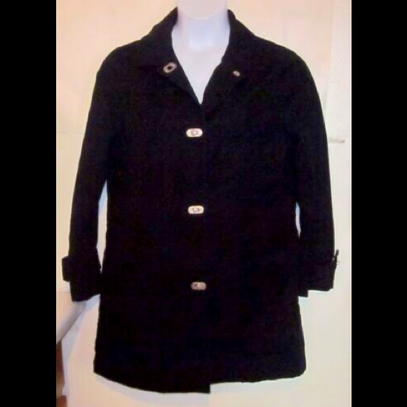 George Cotton Trench coat jacket size M Classic - Picture 1 of 12